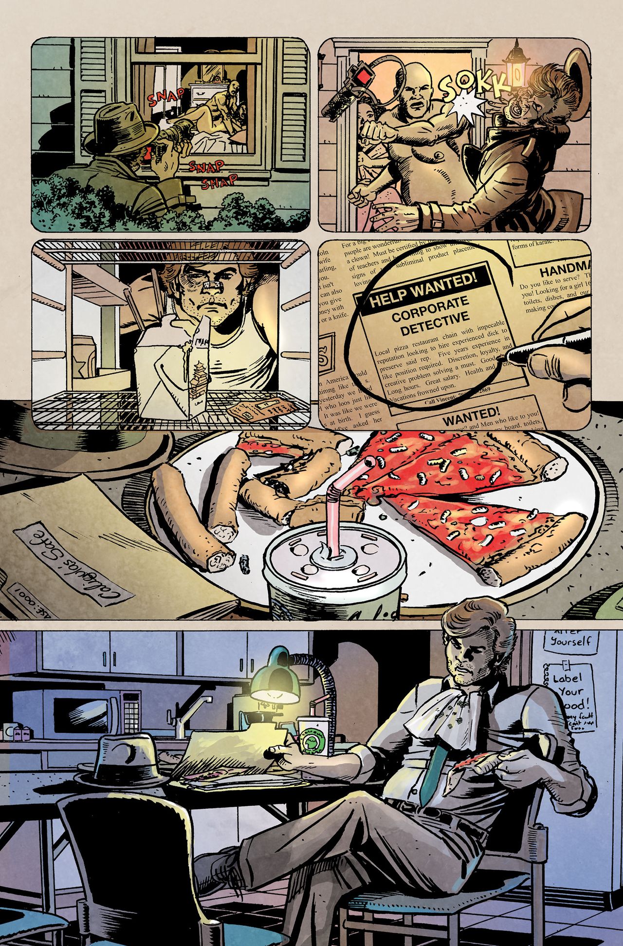 Hank Howard, Pizza Detective