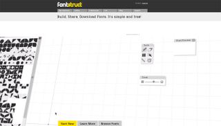 Online typography tools: FontStruct