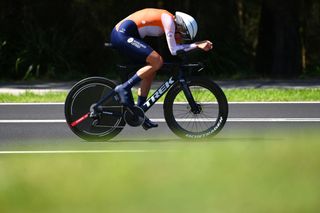 WOLLONGONG AUSTRALIA SEPTEMBER 18 Ellen Van Dijk of The Netherlands sprints during the 95th UCI Road World Championships 2022 Women Individual Time Trial a 342km individual time trial race from Wollongong to Wollongong Wollongong2022 on September 18 2022 in Wollongong Australia Photo by Tim de WaeleGetty Images