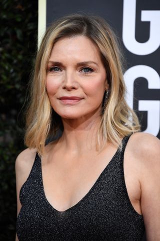 An image of Michelle Pfeiffer with a chic bob haircut for over 50s.