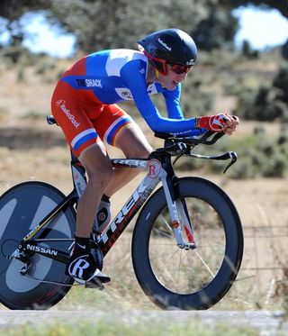 Janez Brajkovic, the Slovenian champion, was eighth fastest