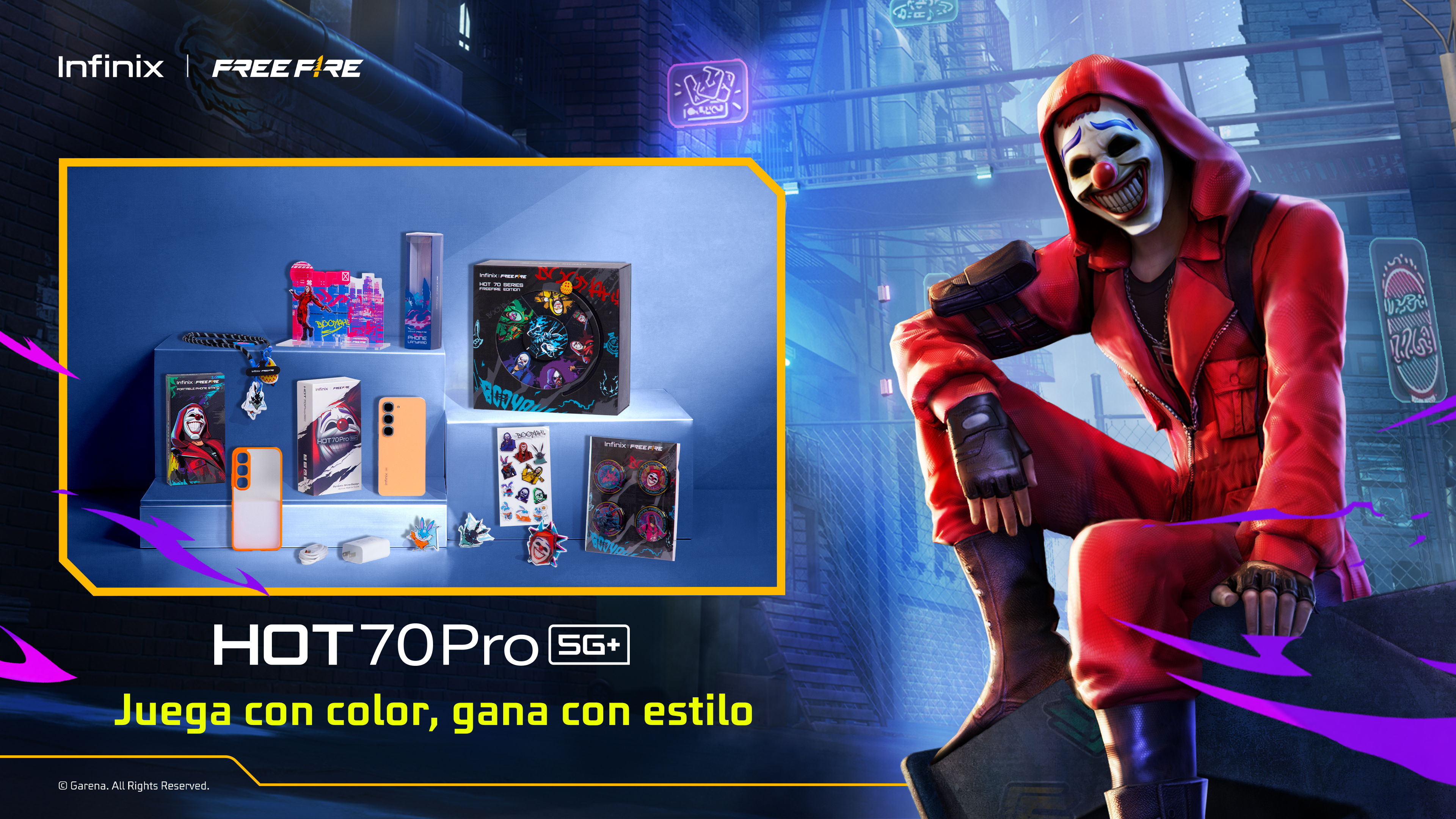 HOT 70 PRO 5G Free Fire Edition
