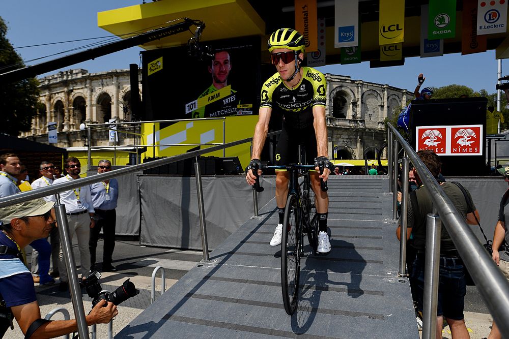 Adam Yates (Mitchelton-Scott) at the Tour de France