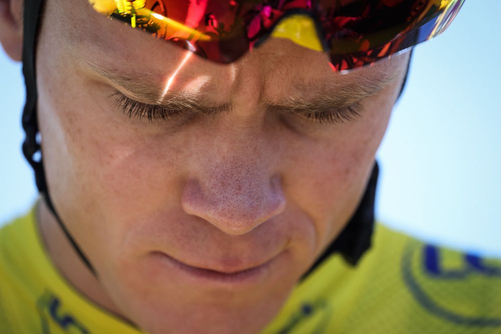 Team sky's Chris Froome