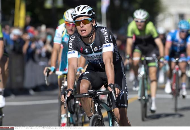 Gianni Meersman (Omega Pharma-Quick Step) finishes the race