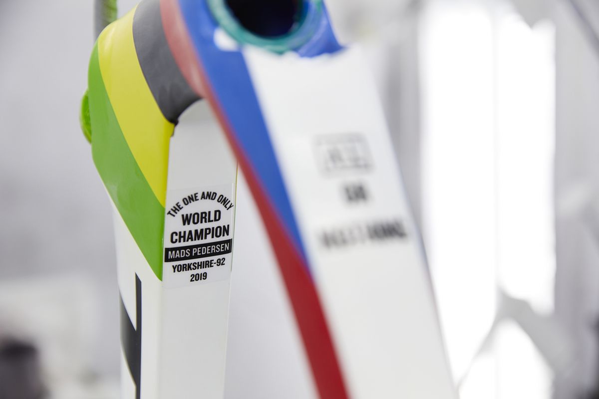Mads Pedersen's World Champion Trek Madone