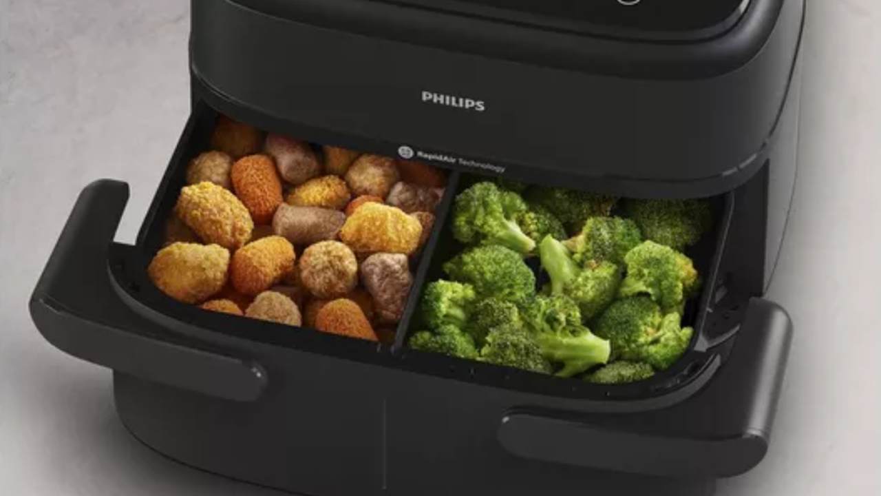 Philips 1000 Series Dual Basket Airfryer with FlexiDrawer