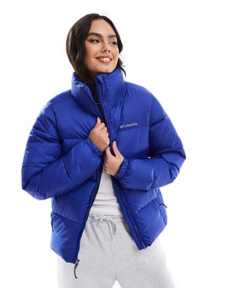 Columbia Puffect Ii Puffer Full Zip Jacket in Clematis Blue