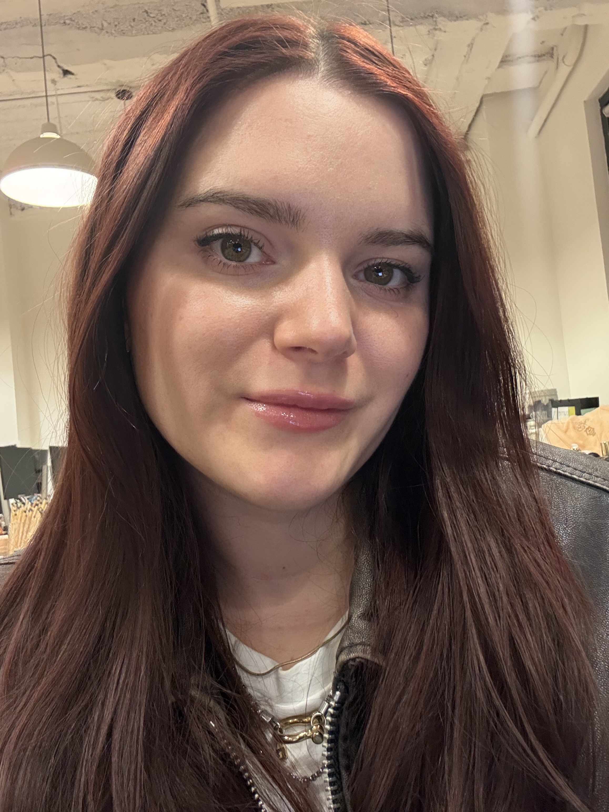 Brooke Knappenberger after testing Dr. Dennis Gross Derminfusions&trade; Lip Tints Beige