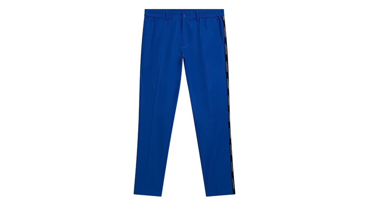 The J Lindeberg Stuart Stripe Pant on a white background