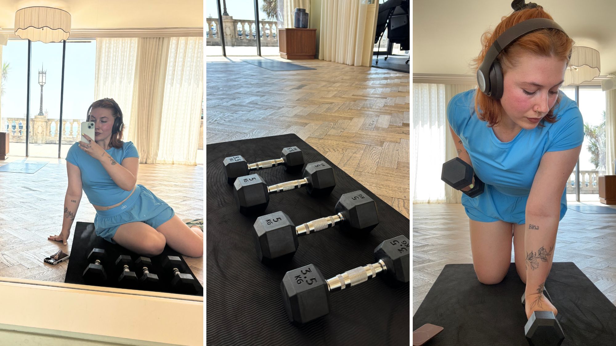 Health freelancer Ellie-Mae Hammond trying six weeks of upper arm workouts