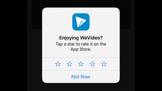Apps that don’t get reviews sink without trace. Credit: WeVideo