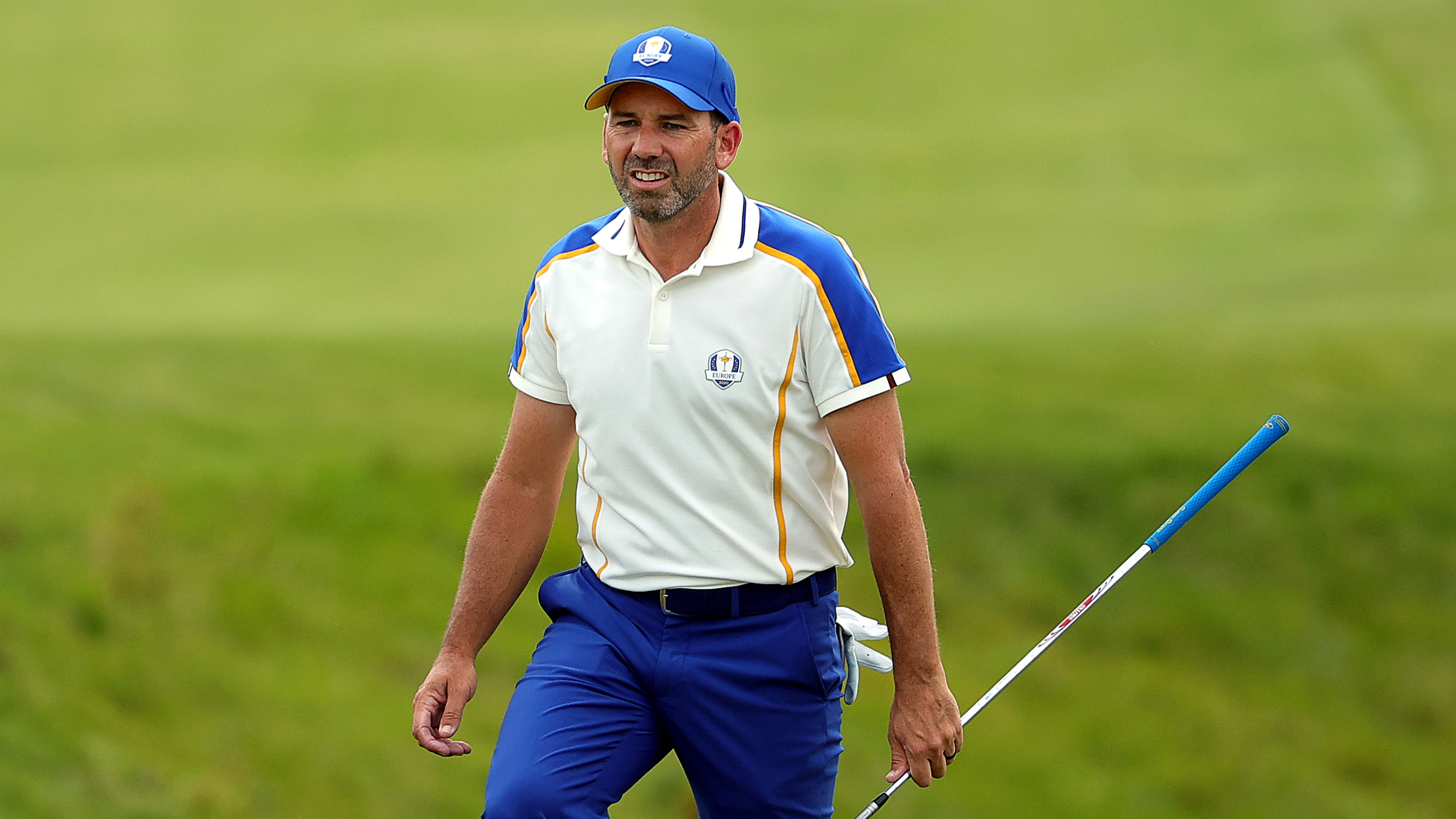 Sergio Garcia at the Whistling Straits Ryder Cup