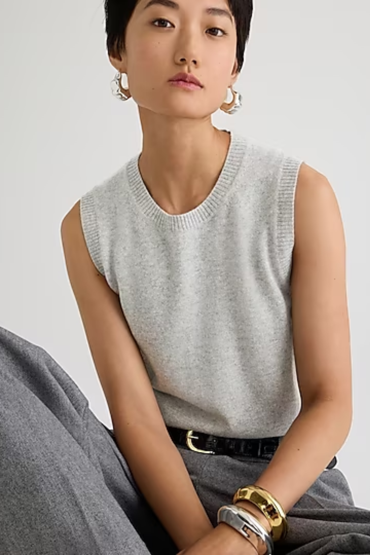 J.Crew Cashmere Crewneck Sweater Shell 
