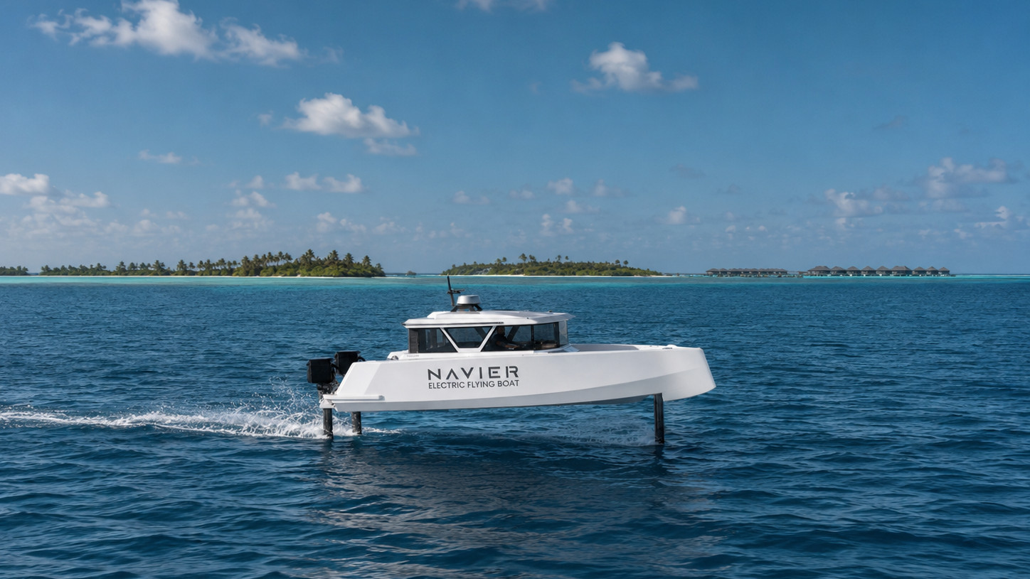 Navier N30 Hydrofoil in the Maldives