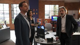 Sean Murray, Katrina Law and Gary Cole on NCIS