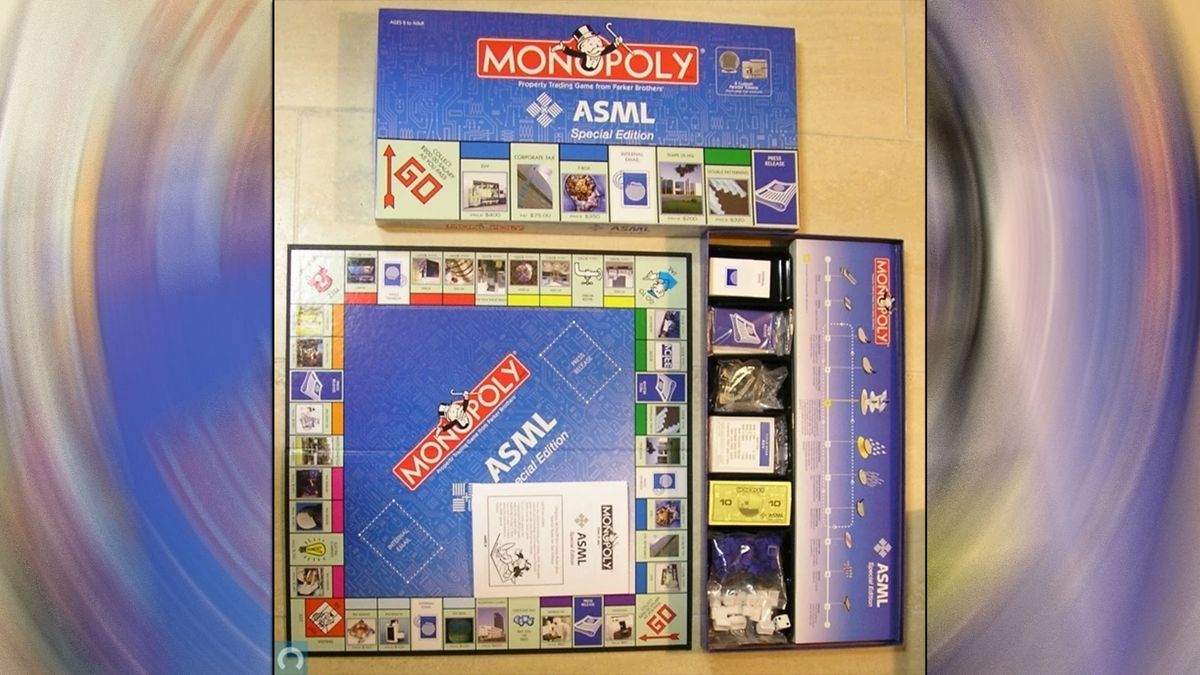 Rare ASML Special Edition Monopoly board unearthed in social media trade — enthusiast swaps 2007 employee gift for High-NA EUV Lego kit
