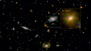 An image of galaxy GS-10578, or "Pablo's Galaxy"