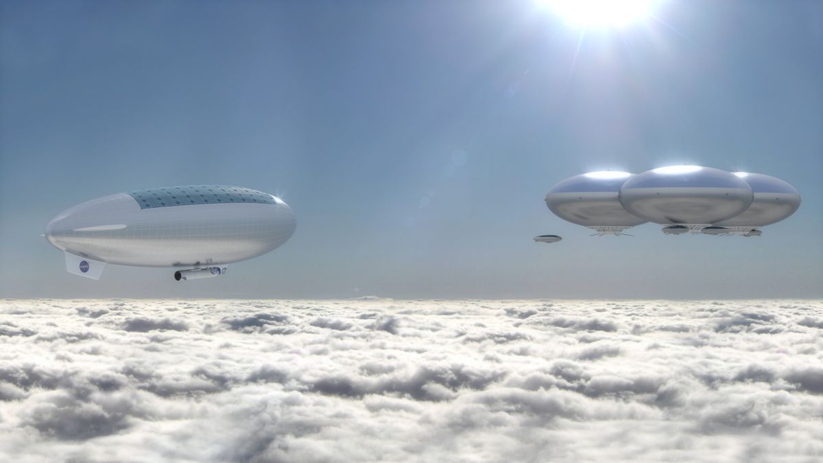 Incredible Technology: NASA's Wild Airship Idea for Cloud Cities on ...