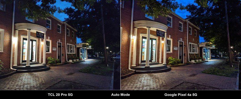 Tcl 20 Pro 5g Vs Google Pixel 4a 5g Night Auto