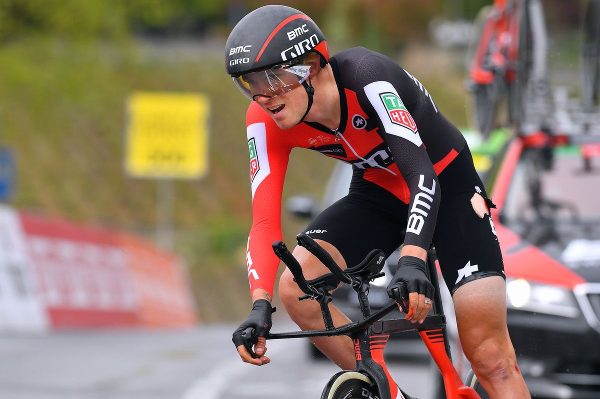 Tejay van Garderen took a tumble in the prologue