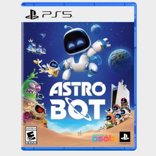 Astro Bot box on a plain background