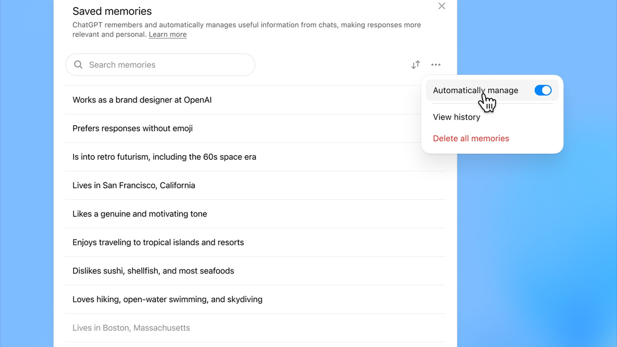 ChatGPT is smarter now that it's learned to forget - a huge memory upgrade is coming