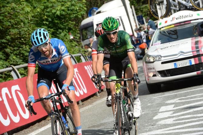 Hesjedal and Rolland attacked on the penultimate climb