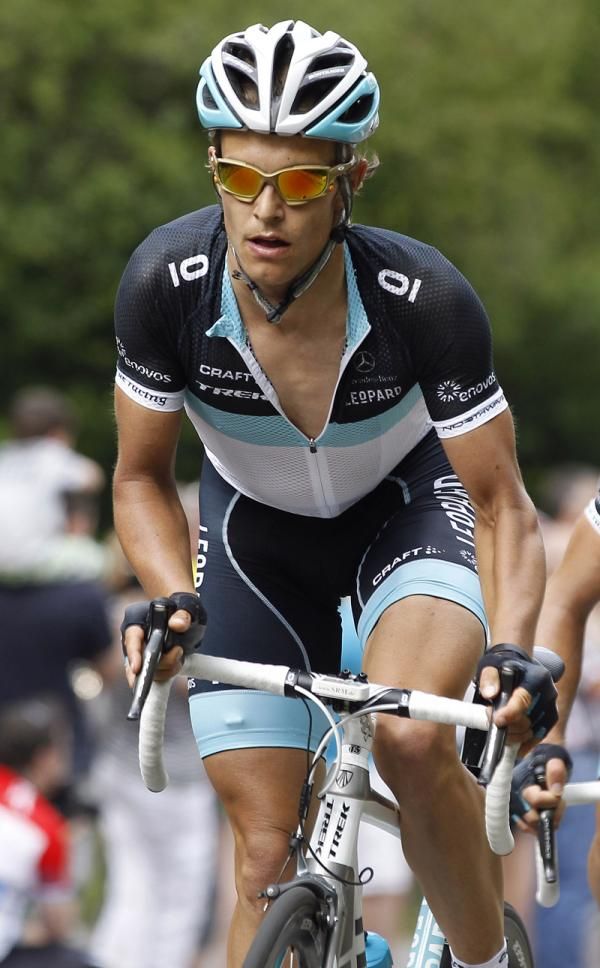 Gerdemann (Leopard Trek) gets out of the saddle