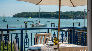 View of Cowes Harbour from Cowes Cottage.