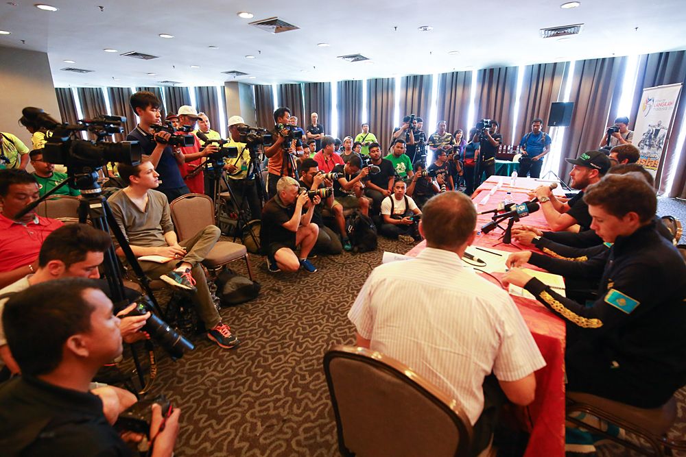 The Tour de Langkawi press conference