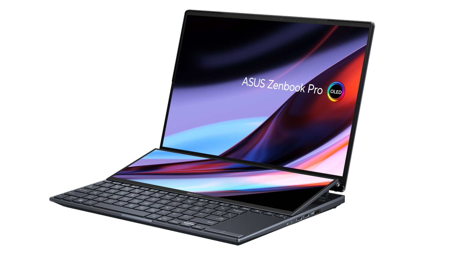 Asus' New Zenbooks Have Dual Screens, Ergonomic Keyboards and OLED ...