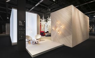 Entrance to ’Light Levels’ at IMM Cologne fair