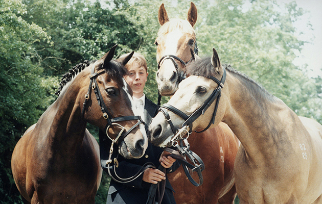 Ben Maher with his ponies