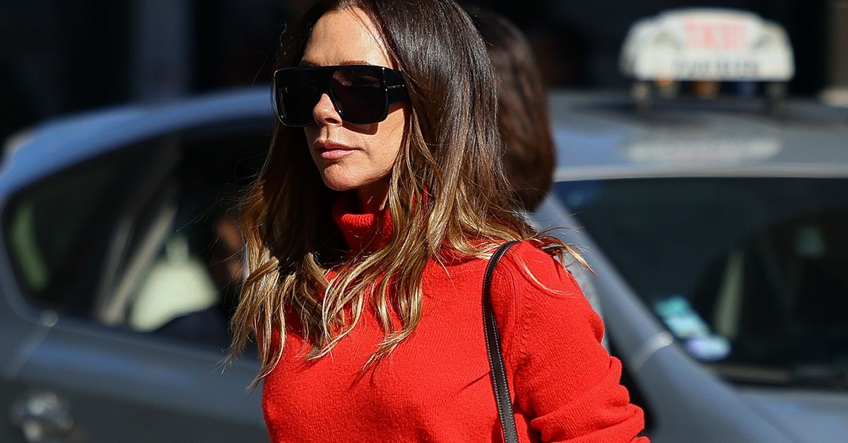 Victoria Beckham Just Wore Red With the Color That'll Make It Feel Fresh, Not Dated, This Spring