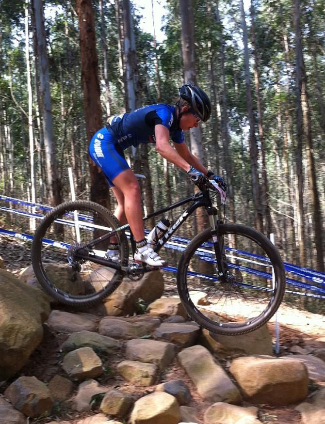 Tanja Zakelj (Slovenia) has made her mark on the World Cup circuit this season.