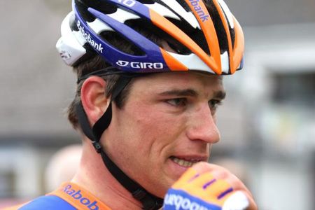 Race winner, Theo Bos (Rabobank)