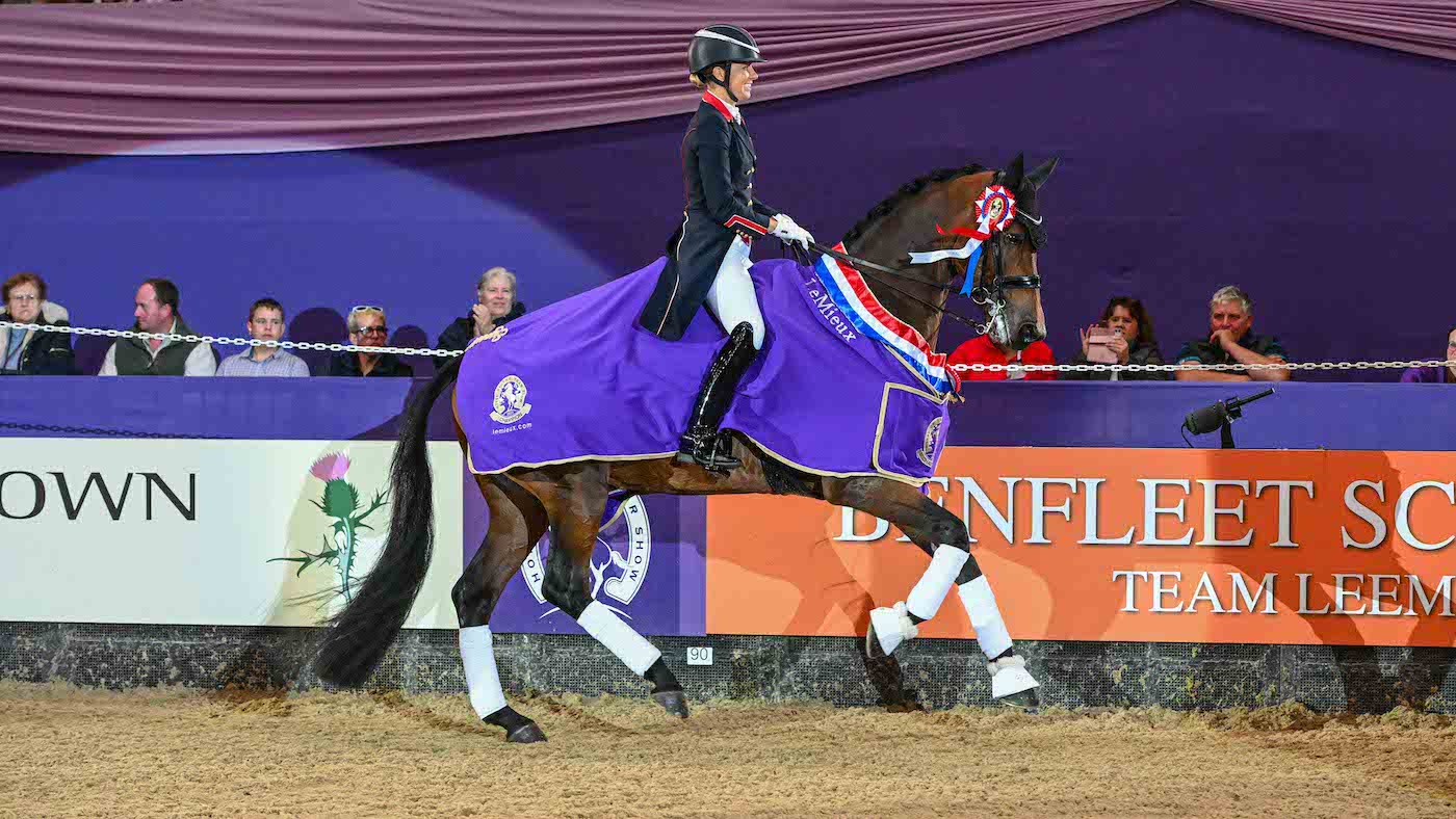 Charlotte Dujardin and Times Kismet win the Dressage Future Elite Championship 2023