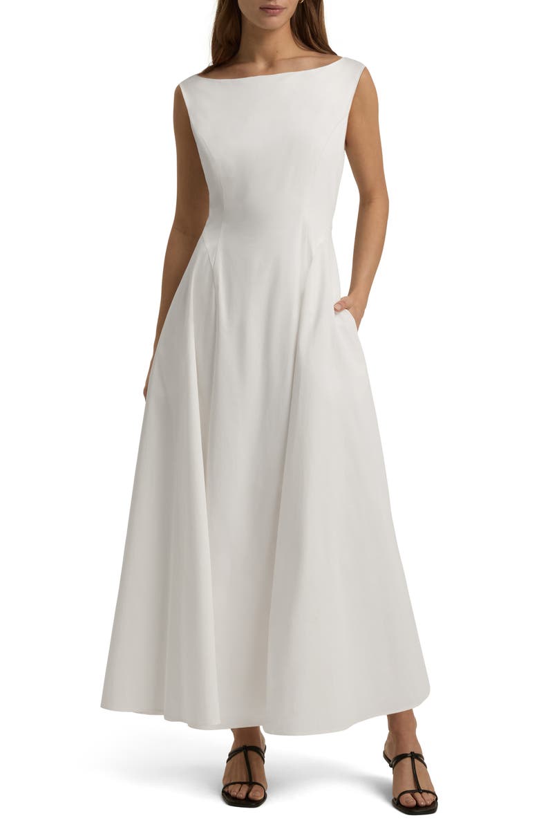 Favorite Daughter The Catherine Sleeveless Flare Maxi Dress