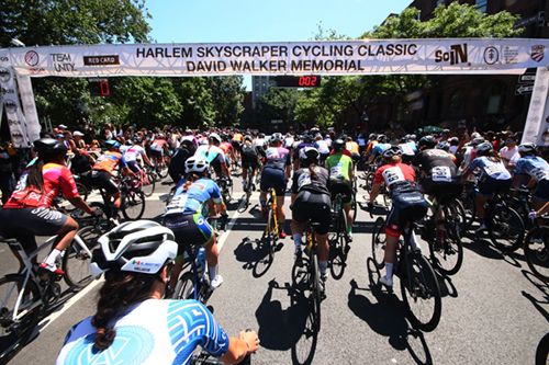 Images from the 2022 Harlem Skyscraper Cycling Classic