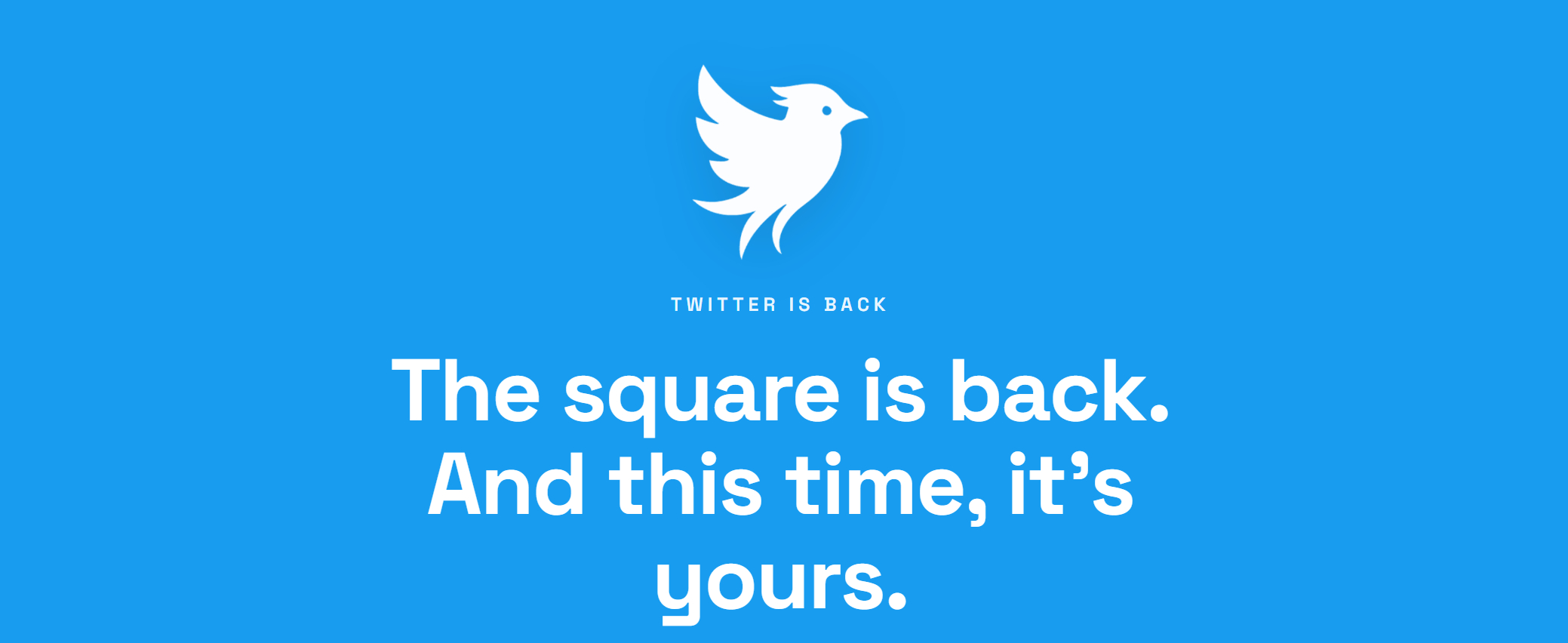 The return of Twitter could be a happy ending after the worst rebrand of all time