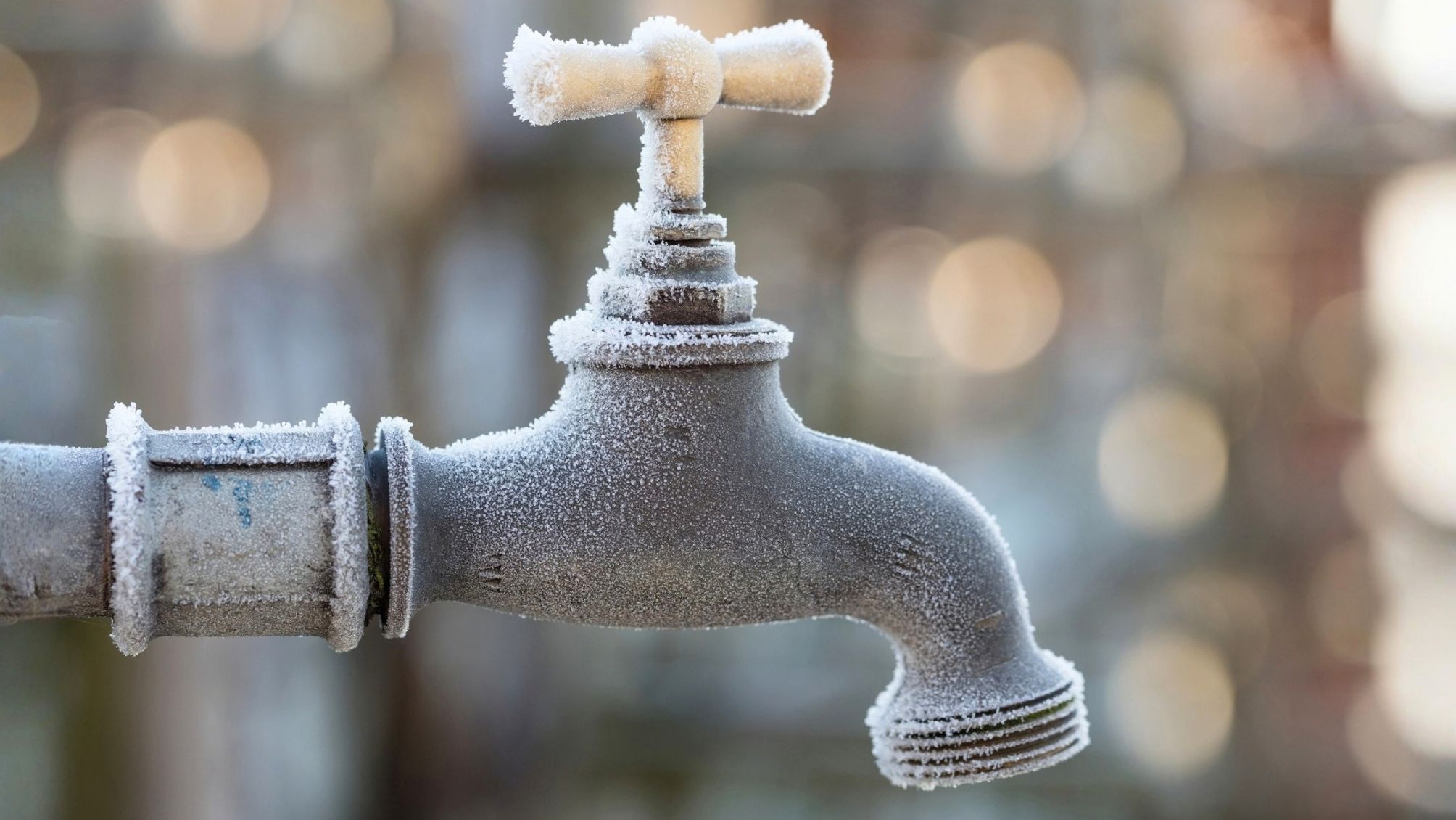 8. Turn off exterior faucets