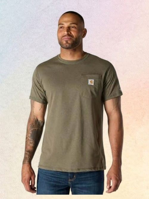 Force Relaxed Fit Midweight Short-Sleeve Pocket T-Shirt