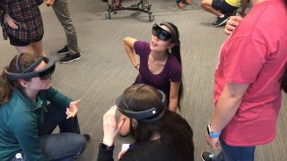 When classes went fully remote in the spring of 2020, HoloLens devices were shipped to HoloAnatomy students and classes were able to continue.