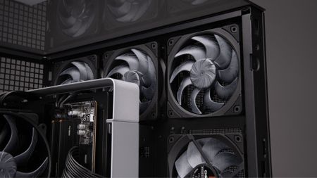 Noctua's NF-A12x25 G2 in black, in a gaming PC