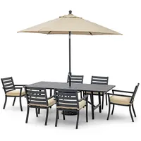 Agio, Astaire Outdoor 7-Piece Dining Set: was $3,149 now $1,399