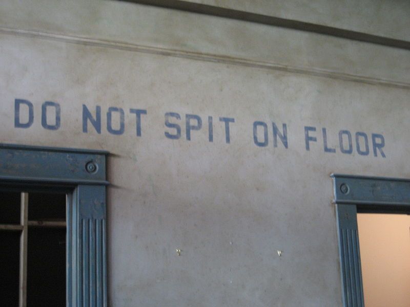 Inscription on interior wall of building undergoing rennovation in old Carrollton section of New Orleans.