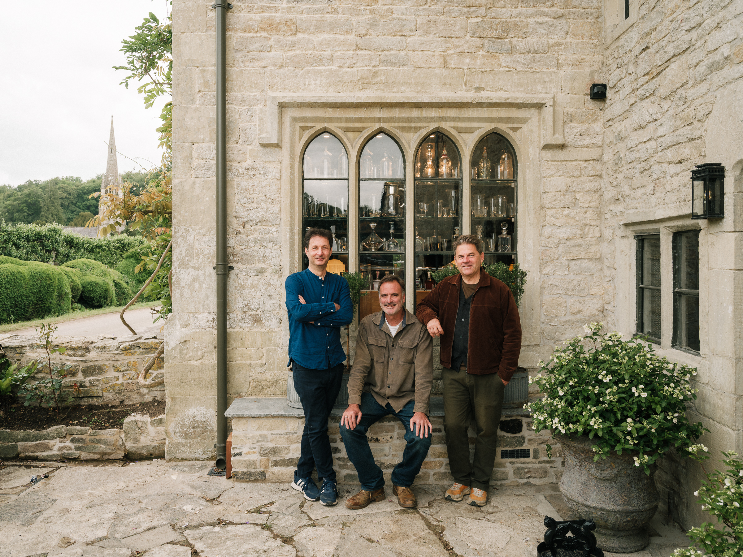 Pale stone Wiltshire hotel exterior and interior