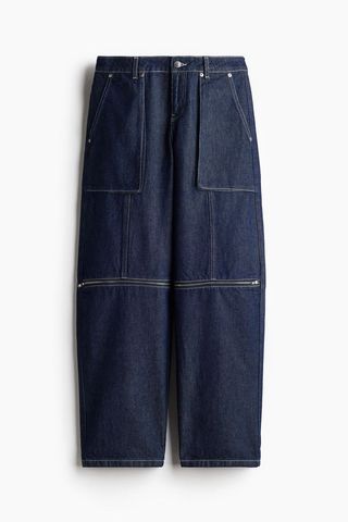 Barrel Low Cargo Jeans