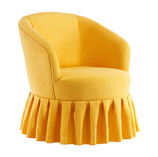Yellow accent chair